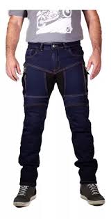 Pantalon Black Label Biker Baja 1000 Azul
